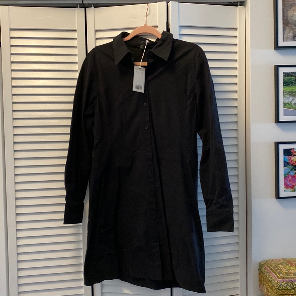 COS long shirt black 10